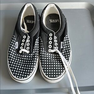 Vans Black and White Polka Dot Sneakers
